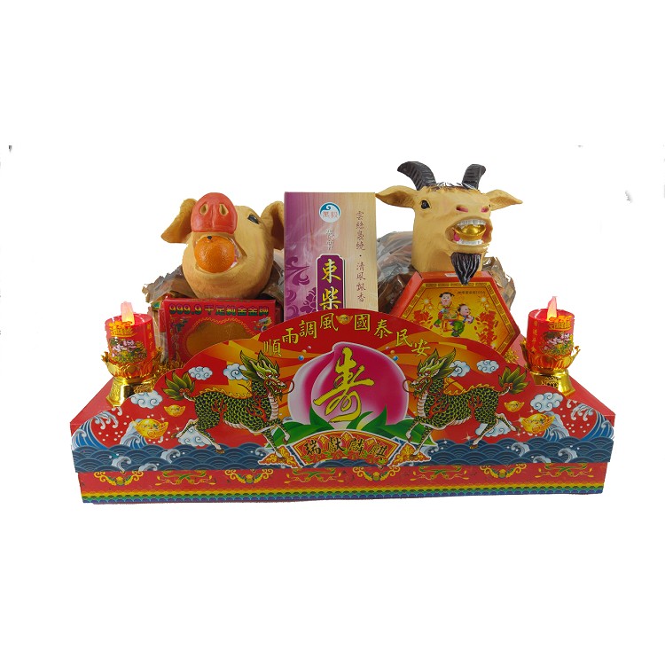 神明壽誕祝壽用面線豬羊