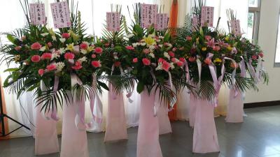 A02 悼念追思高架藝術花籃 《一對》-台灣白事弔唁花禮